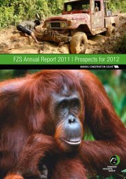 FZS Annual Report 2011 - Zoologische Gesellschaft Frankfurt