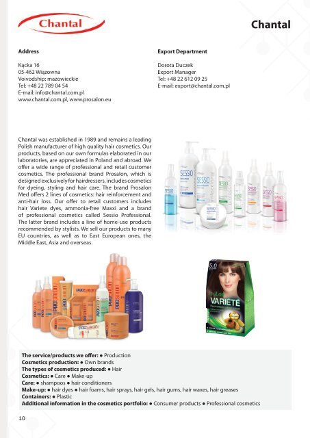 Catalogue of Polish Cosmetics Producers - Polishcosmetics.pl
