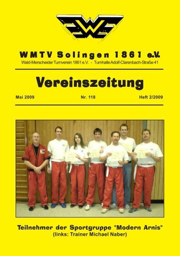 Vereinszeitung ereinszeitung - WMTV - Solingen