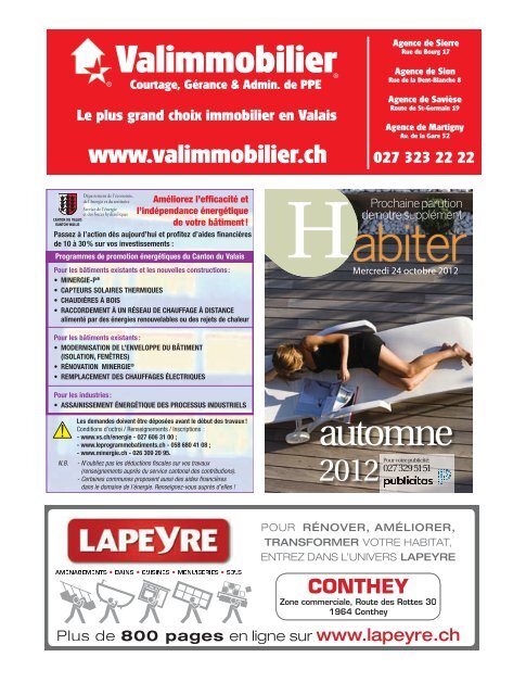 NF_HAB3_Mercredi_18_avril_2012 : Habiter : 1 ... - Le Nouvelliste