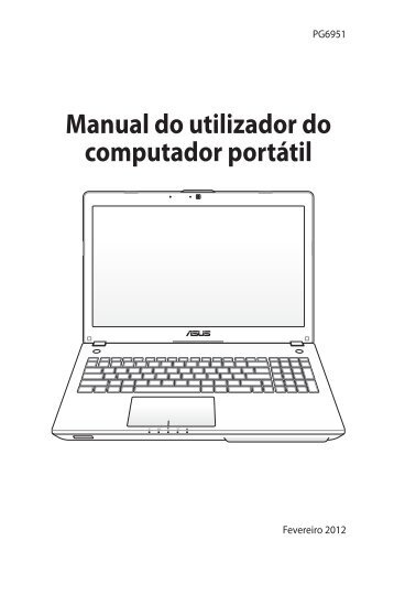 Manual do utilizador do computador portátil - Asus