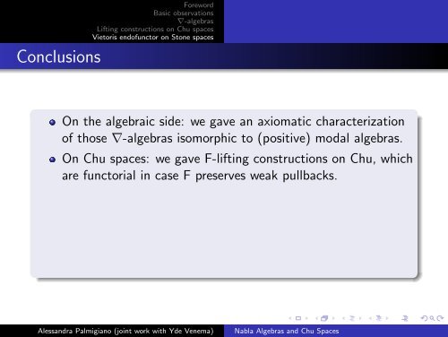 Nabla Algebras and Chu Spaces