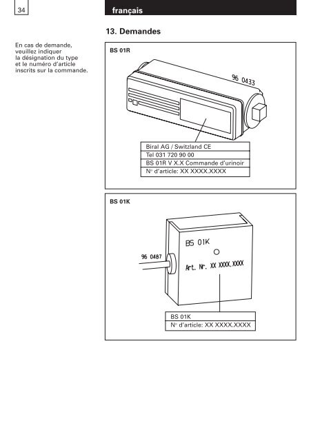 Téléchargement - Biral AG