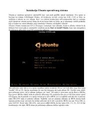 Instalacija Ubuntu operativnog sistema - gimnazijabihac
