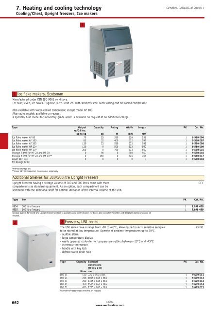 laboratory catalogue - Wenk Lab Tec