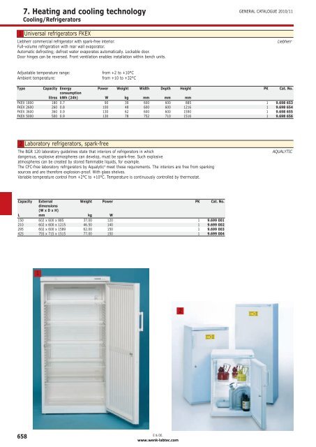 laboratory catalogue - Wenk Lab Tec