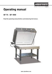 Operating Manual - GF 190 - Warm-Glass.com