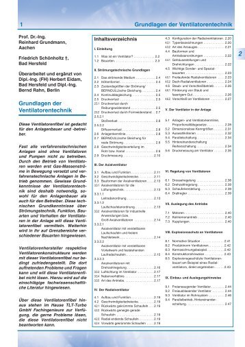 1 Grundlagen der Ventilatorentechnik ... - TLT Turbo GmbH