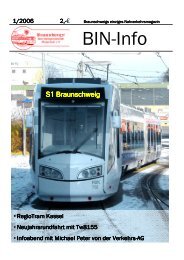 Ausgabe 01/2006 - Braunschweiger Interessengemeinschaft ...