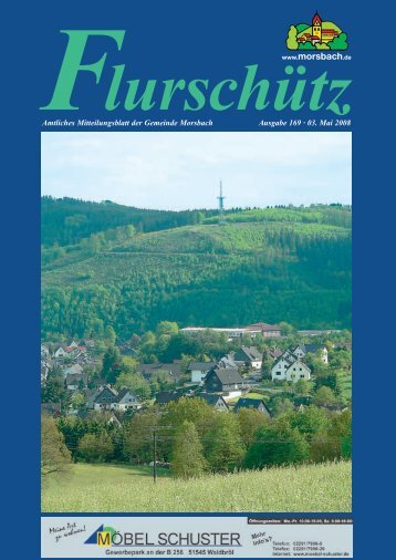 Ausgabe 169 vom 03.05.2008 - Gemeinde Morsbach