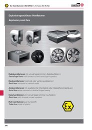 Explosionsgeschützte Ventilatoren / Explosion proof fans