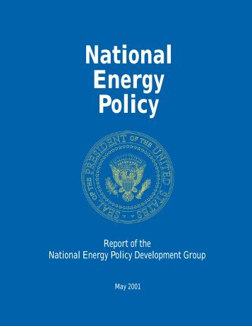 National Energy Policy - Office of Nuclear Energy - U.S. Department ...