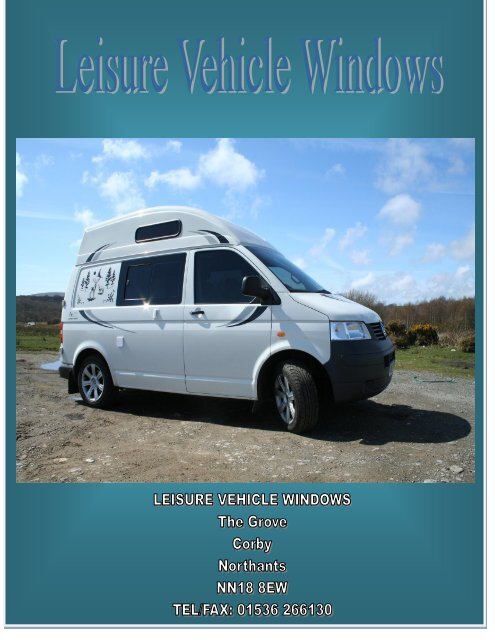 Page No's Vehicles - Leisure Vehicle Windows