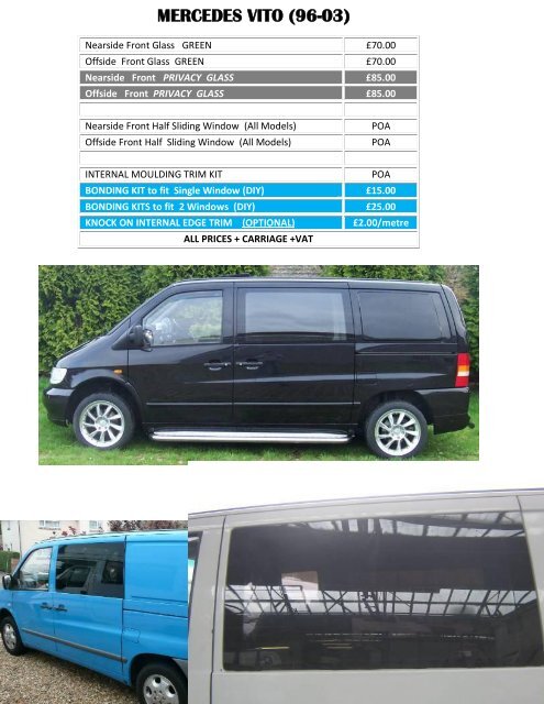 Page No's Vehicles - Leisure Vehicle Windows