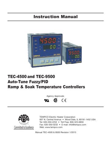 Instruction Manual TEC-4500 and TEC-9500 Auto-Tune Fuzzy/PID ...