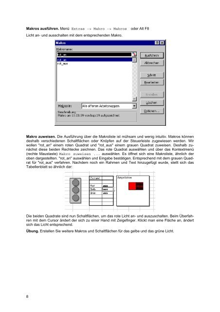 Grundlagen der Programmierung mit VBA Visual Basic for