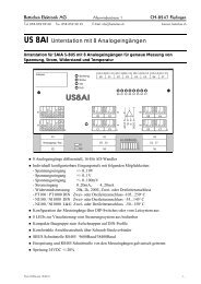 US 8AI - Bettschen Elektronik AG