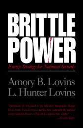 Brittle power: Energy strategy for national security - Index of