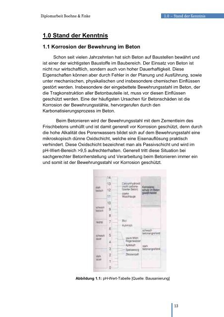 Diplomarbeit Bauingenieurwesen FH Münster Monitoring ... - ARCON