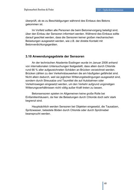 Diplomarbeit Bauingenieurwesen FH Münster Monitoring ... - ARCON