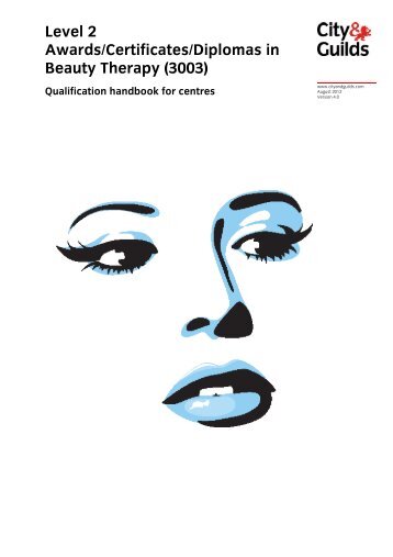 Level 2 Awards/Certificates/Diplomas in Beauty ... - City & Guilds