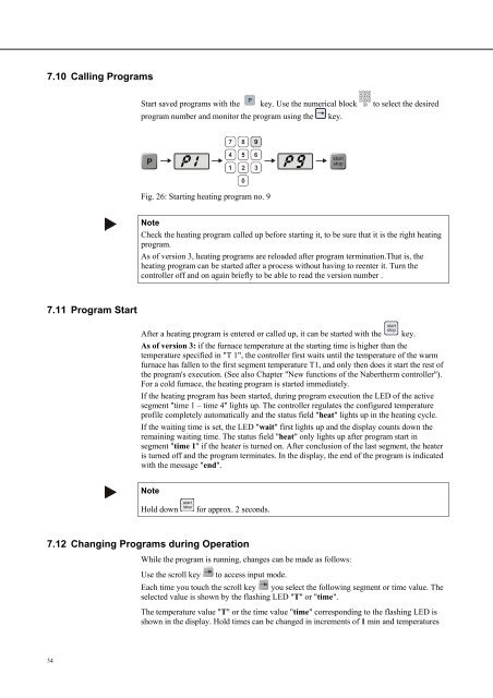 Nabertherm Controller Manual - Warm-Glass.com