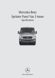 Mercedes-Benz Sprinter Panel Van 3 tonne