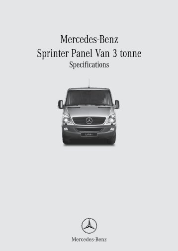 Mercedes-Benz Sprinter Panel Van 3 tonne