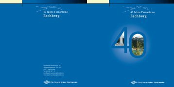 40 Jahre Fernwärme Eschberg