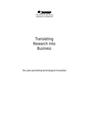 Translating Research into Business - Fapesp