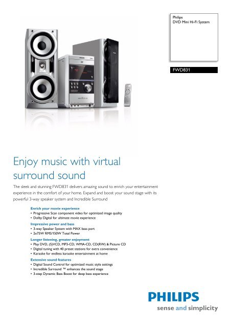 philips dvd sound system