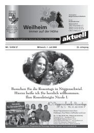 40. Nöggenschwieler Rosentage - Gemeinde Weilheim / Baden