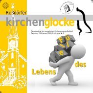 F ü kirchenglocke - Evangelische Kirchengemeinde Roßdorf