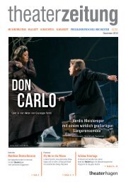 Theaterzeitung Dezember 2012 - Theater Hagen