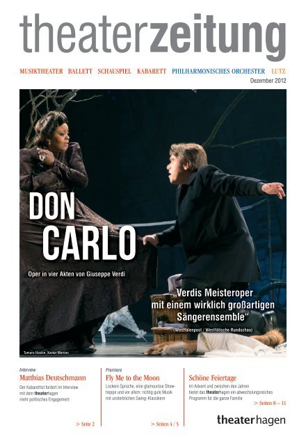 Theaterzeitung Dezember 2012 - Theater Hagen