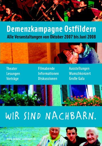 „Wir sind Nachbarn“ – die Demenzkampagne Ostfildern