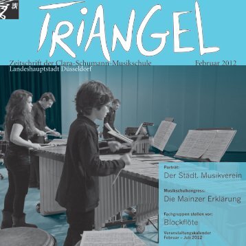Zeitung der Clara Schumann Musikschule - Margret von Conta