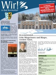 Wir! Ausgabe Dezember 2012 - Stadt Bad Reichenhall