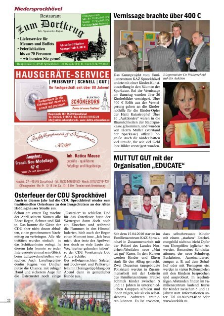 Magazin für Sprockhövel - Image Magazin