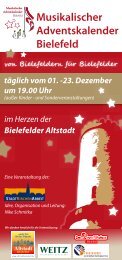 Musikalischer Adventskalender Bielefeld - in der Altstädter ...