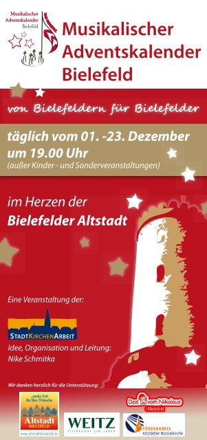 Musikalischer Adventskalender Bielefeld - in der Altstädter ...