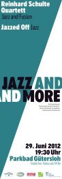 Jazz and More - Musikschule für den Kreis Gütersloh e.V.