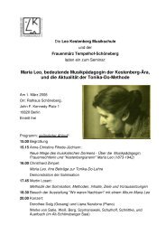 Maria Leo, bedeutende Musikpädagogin der Kestenberg-Ära, und ...