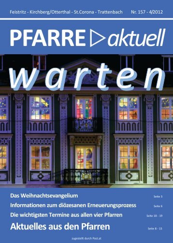 Ausgabe Nr. 4/2012 - Pfarre Kirchberg am Wechsel