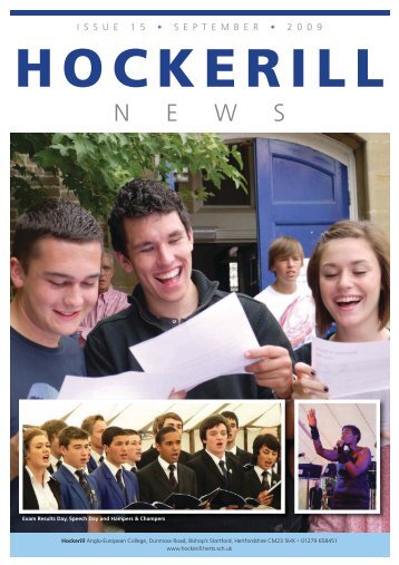 N E W S - Hockerill Anglo-European College