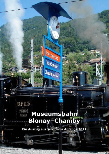 Museumsbahn Blonay–Chamby - Wikimedia