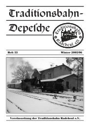 Heft 55 – Winter 2005/06 - Traditionsbahn Radebeul eV