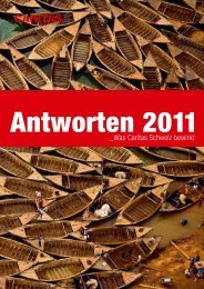 Jahresbericht 2011 - CARITAS - Schweiz