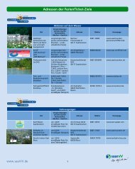 Adressen der FerienTicket-Ziele - saarVV Der Saarländische ...