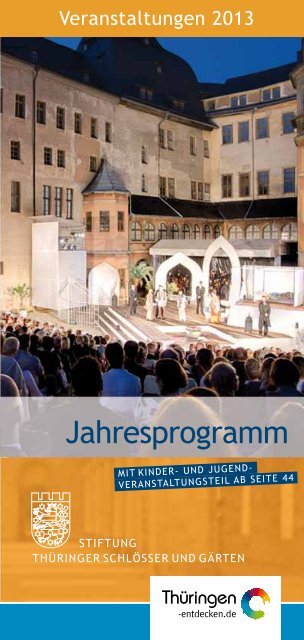 Jahresprogramm - Stiftung Thüringer Schlösser und Gärten